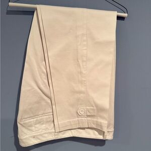 Talbots Cream Chinos perfect Crop Pants